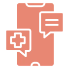 Mobile health app icon